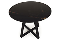Стол Юпитер обсидеан (стекло)
